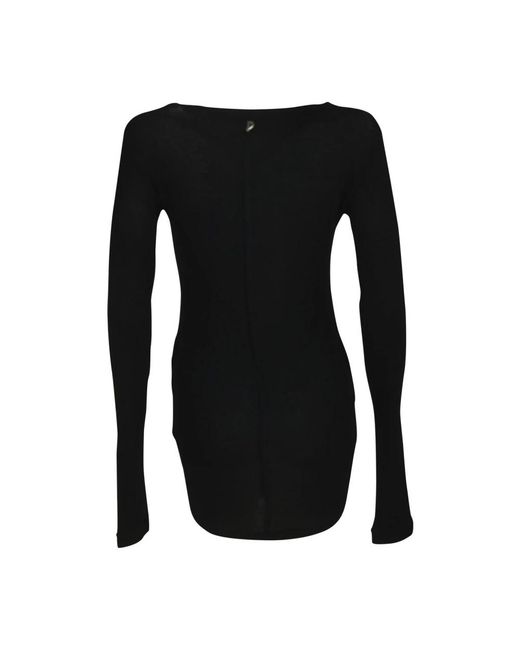 Dondup Black Long Sleeve Tops