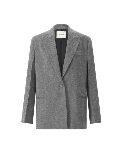 Closed Blazers in het Gray voor heren