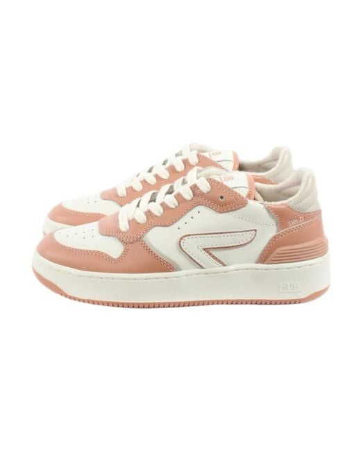 Hub White Sneakers