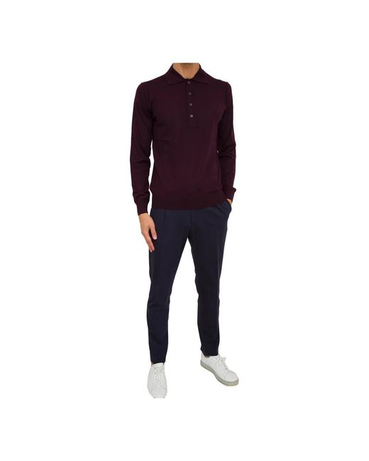 Paolo Pecora Blue Polo Shirts for men