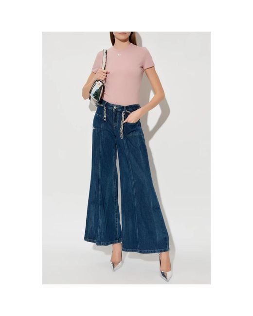 Wide Jeans DIESEL de color Blue