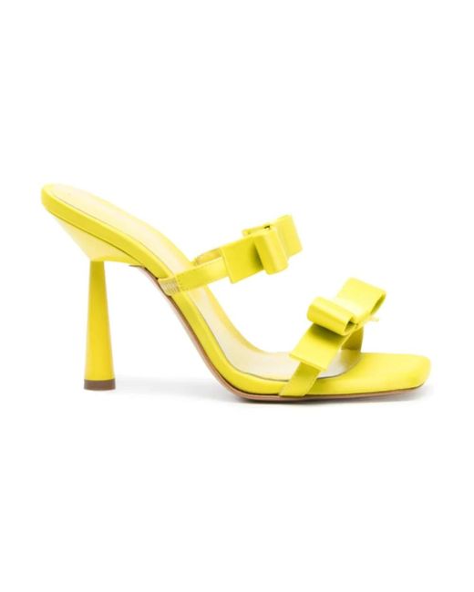 Shoes > heels > heeled mules Gia Borghini en coloris Yellow