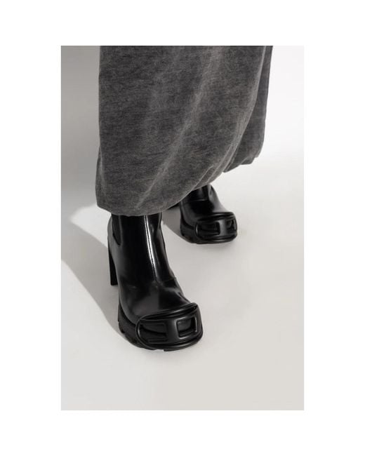 Botines De Tacón D-Hammer Ch D, Mujer, Talla DIESEL de color Black