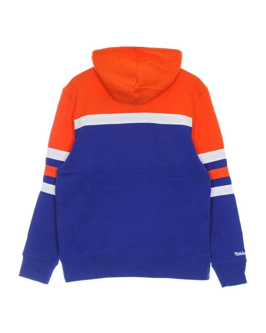 Mitchell & Ness Hoodies & Sweatvesten ,Veelkleurig ,Katoen Florida Gators Hoodie Head Coach in het Blue voor heren