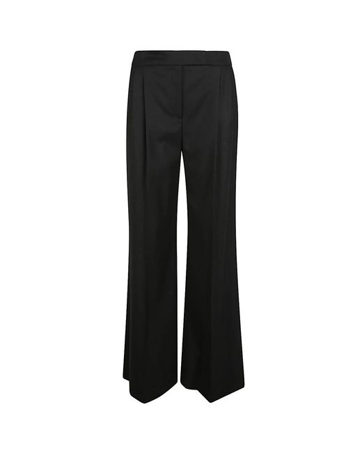 Via Masini 80 Black Wide Trousers