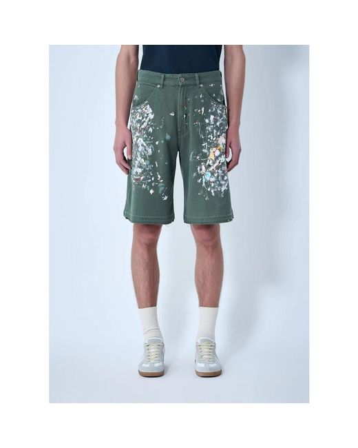 GALLERY DEPT. Platoon Painter Shorts in het Blue voor heren