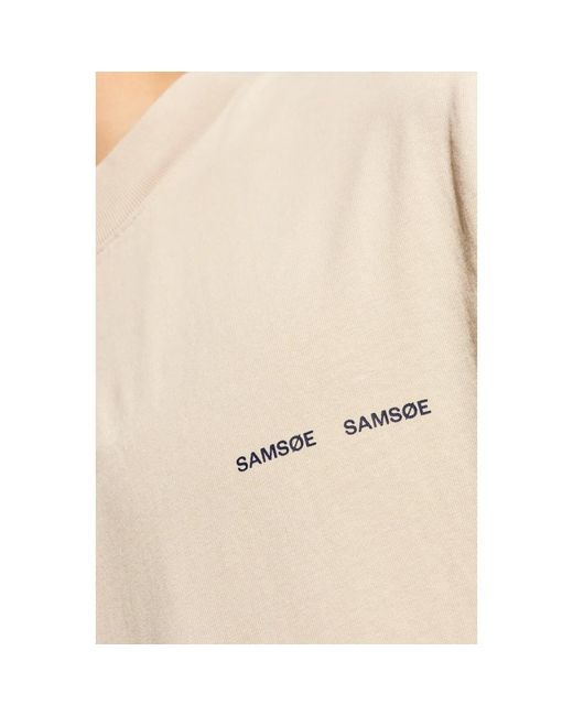 Samsøe & Samsøe Norsbro t-shirt in Natural für Herren