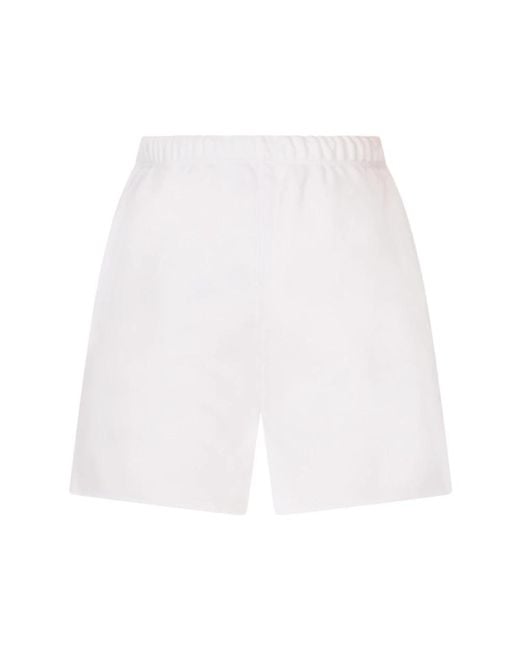 Purple Brand White Casual Shorts for men