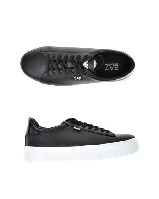 EA7 Black Sneakers for men