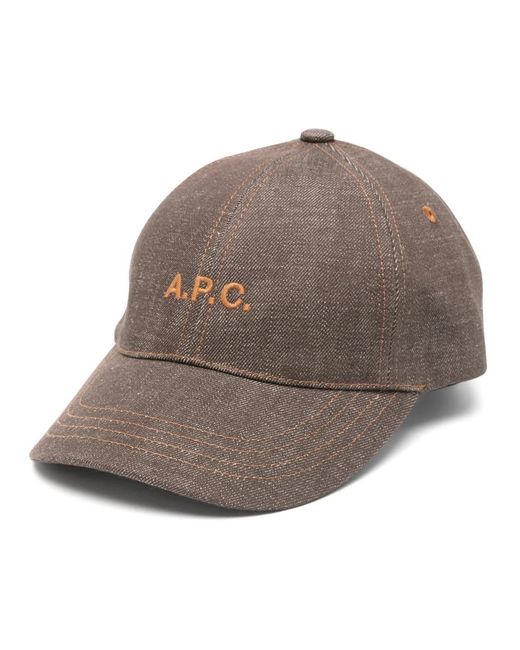 A.P.C. Casquette Charlie in het Brown