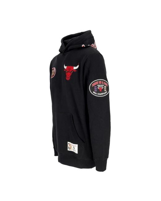 Mitchell & Ness Black Hoodies for men