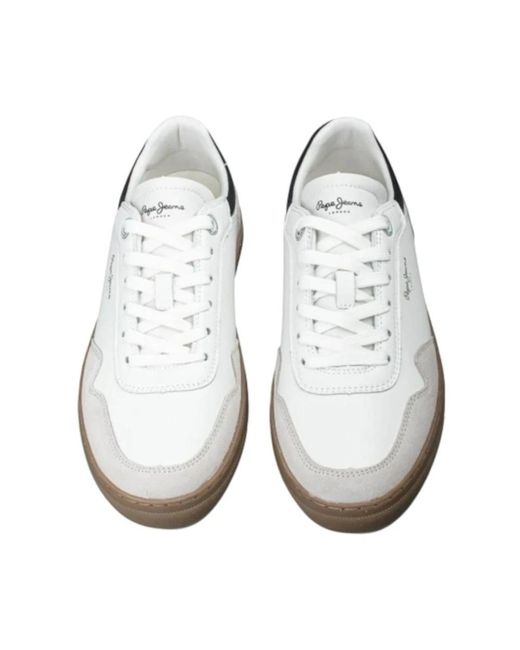 Pepe Jeans White Sneakers for men