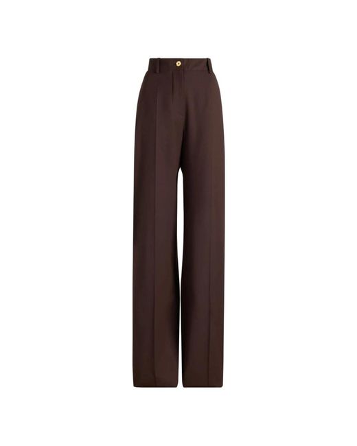 Patou Iconische Lange Broek in het Brown