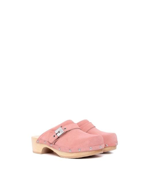 Clogs Scholl de color Pink
