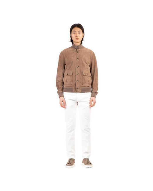 Valstar White Bomber Jackets for men