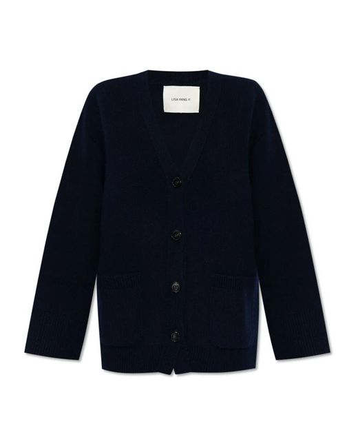 Lisa Yang Blue Cardigan kellie