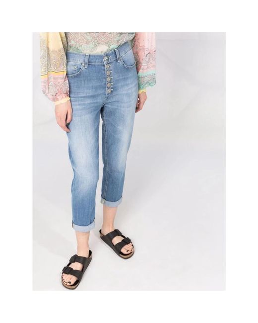 Dondup Blue Cropped Jeans