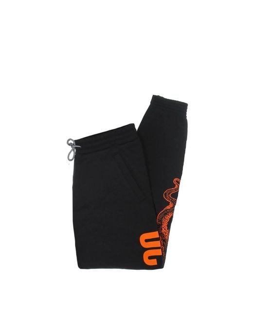 Octopus Black Sweatpants for men