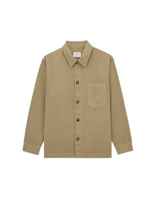 Saint Laurent Green Casual Shirts for men