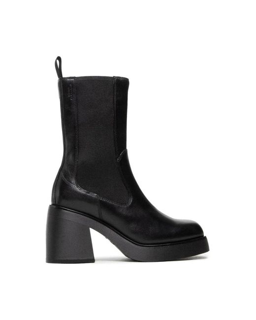 Vagabond Black Heeled Boots
