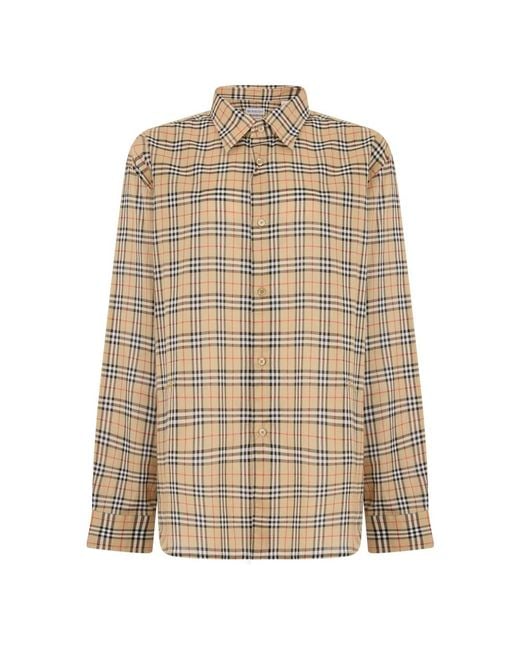Burberry Natural Casual Shirts for men
