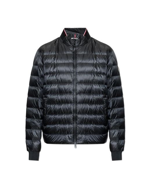 Moncler Jassen ,Zwart ,Leer Rigel Down Jacket in het Black voor heren