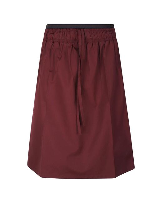 Prada Rokken ,Rood ,Midi Rokken in het Purple