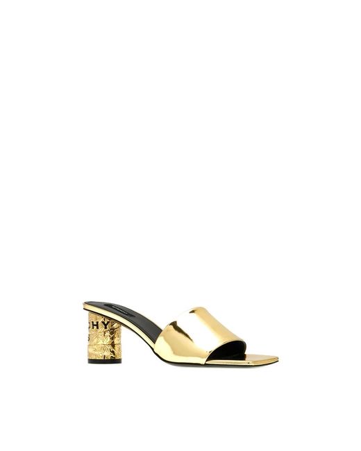 Givenchy Yellow Tape Heeled Mules