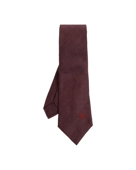 Etro Seidenkrawatte in Purple für Herren