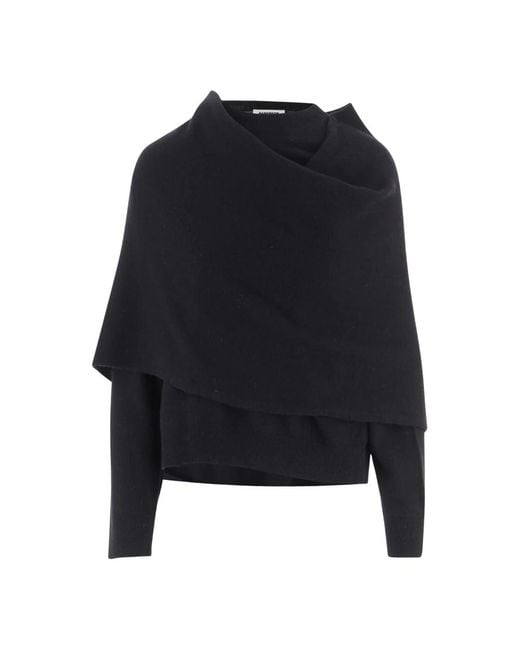 DARKPARK Black Rundhals-Strickpullover