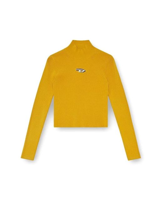 DIESEL M-Valari Turtleneck in het Yellow