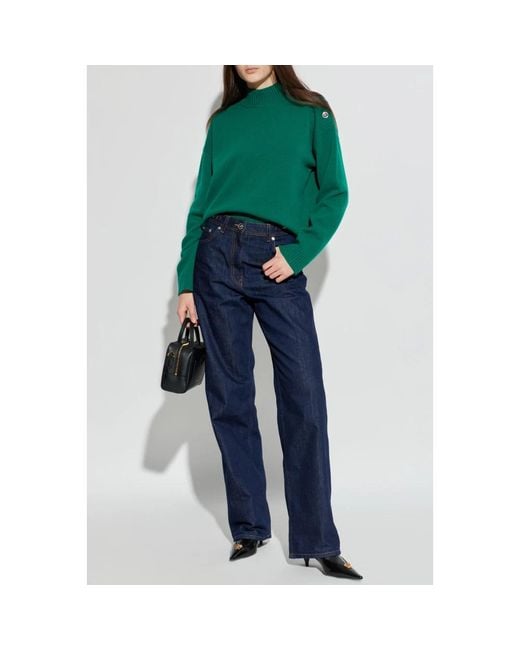 Turtlenecks Versace de color Green