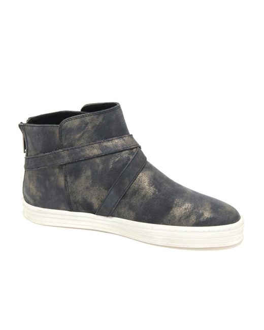 Hogan Gray Ankle Boots