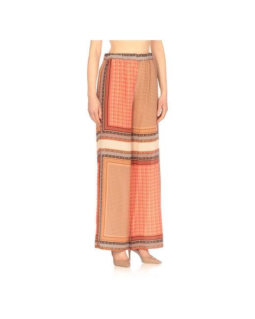 Antonelli Wide Trousers in het Orange