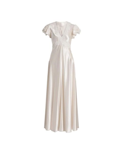 Alberta Ferretti Gowns in het Natural
