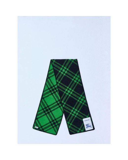 Burberry Green Winter Scarves for men