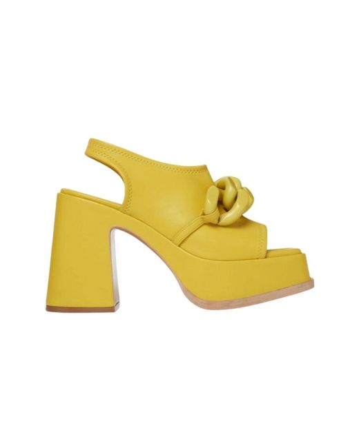 Stella McCartney Yellow High Heel Sandals