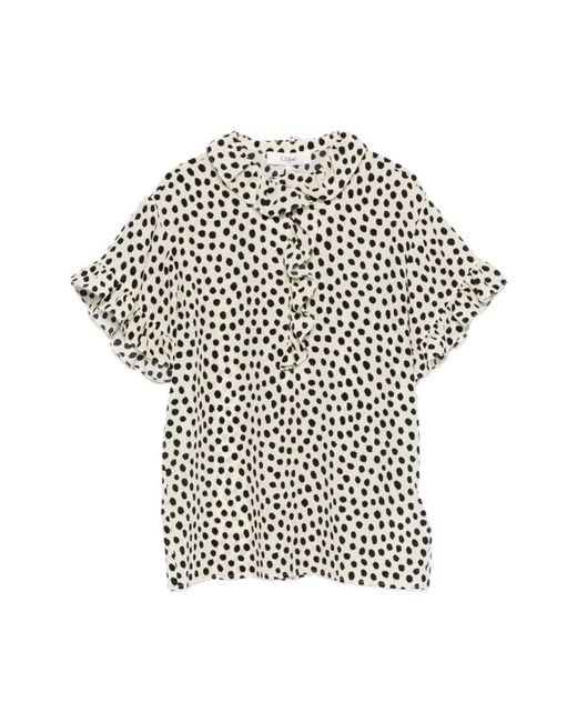 Chloé White Blouses