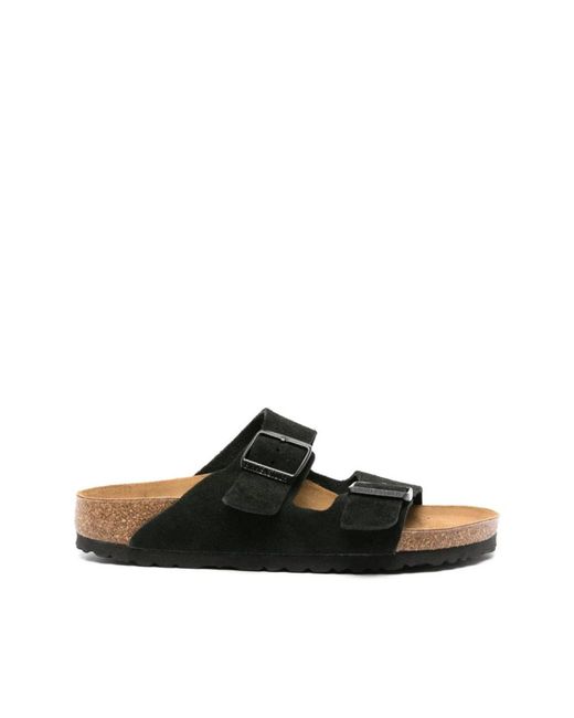 Birkenstock Sliders in het Black