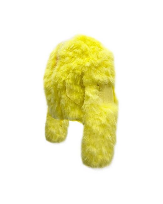 DSquared² Feathers Bomber Jacket in het Yellow