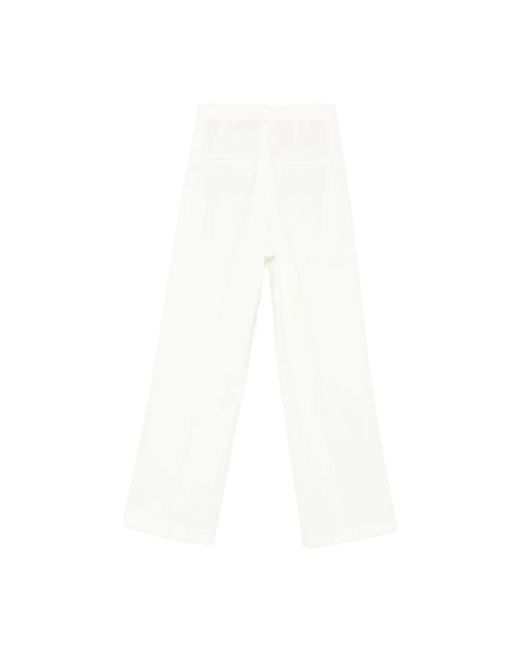 Rohe White Straight Trousers