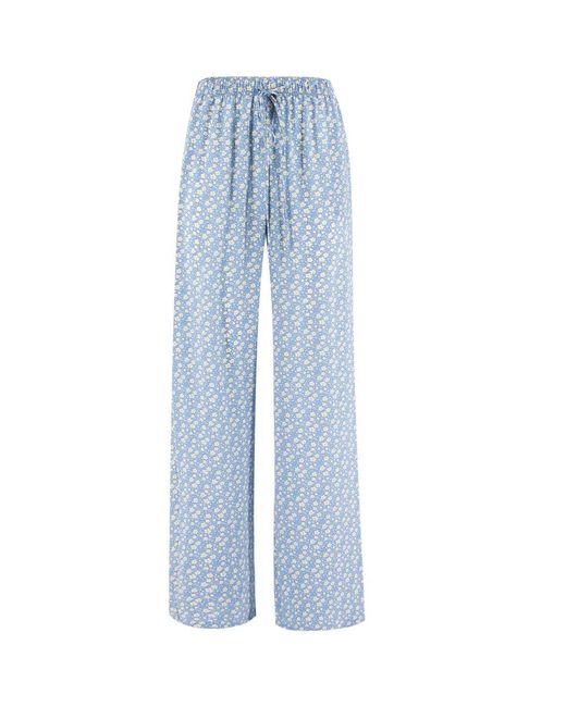 Ermanno Scervino Blue Wide Trousers