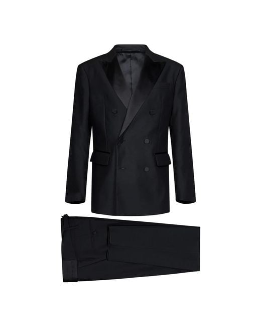 DSquared² Black Double Breasted Suits for men
