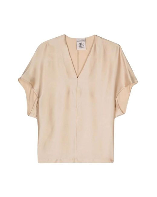 Blouses & shirts > blouses Semicouture en coloris Natural