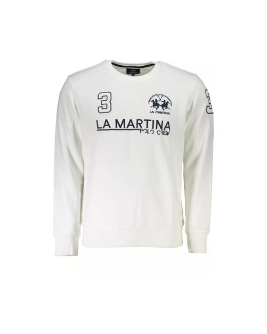 La Martina Gray Sweatshirts for men