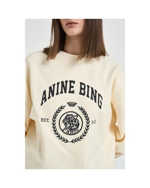 Anine Bing Natural Sweatshirts
