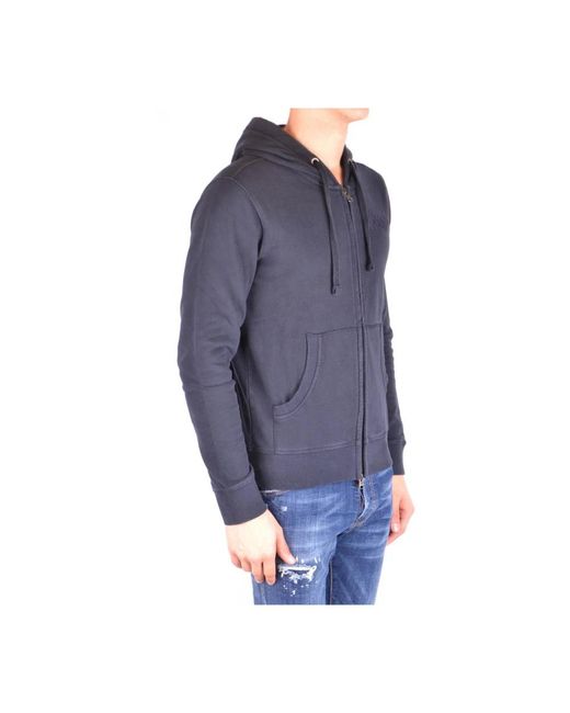 Woolrich Blue Zip-Throughs for men