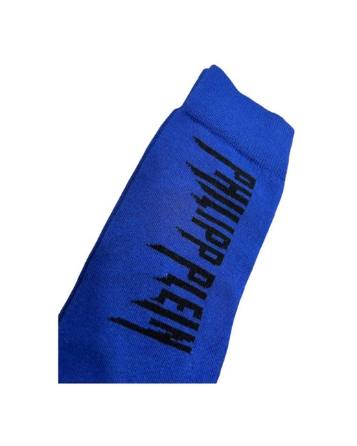 Philipp Plein Ondergoed ,Blauw ,Katoen Sokken in het Blue voor heren
