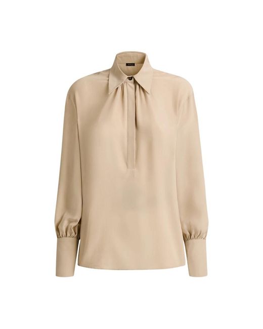 Kiton Blouses in het Natural