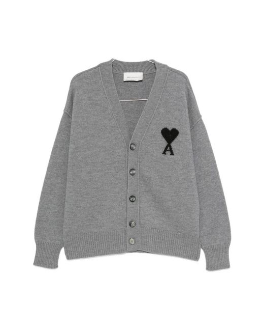Cardigans AMI pour homme en coloris Gray